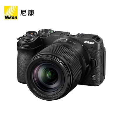 康（Nikon） Z30微单相机Vlog 高清数码照相机Z DX 18-140f/3.5-6.3 V 通用照相机