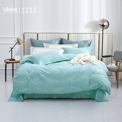 紫罗兰（Violet）床上四件套纯棉 VIOLTI蓝-4VDZLPXX10