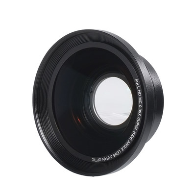 松典 摄像机专用镜头0.39X高清数码二合一广角微距镜头 W1广角镜